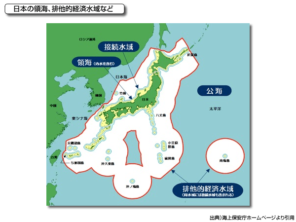 海に囲まれている国 日本