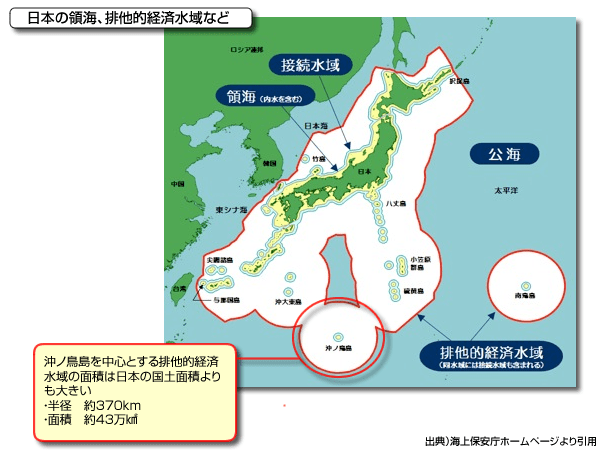 海に囲まれている国 日本