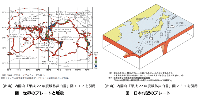 地震の多い国 日本